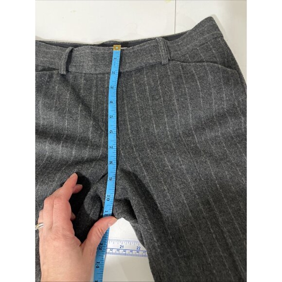 Charles Nolan New York Wool-Cashmere Blend Pinstripe Dress Pants Women's Size 6 - Picture 11 of 13